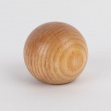 Knob style B 40mm ash lacquered wooden knob